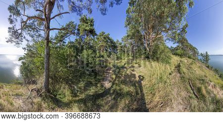 Cliff Landscape In Usedom At Glitz With View To The Baltic Sea