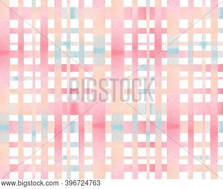 Geometric Seamless Pattern Ping In A Cage Jn White Basckground.