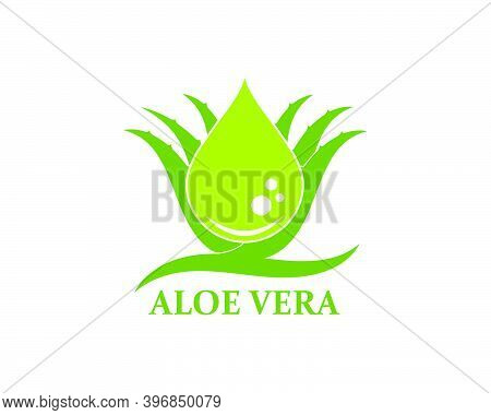 Aloevera Logo Icon Vector Illustration Design