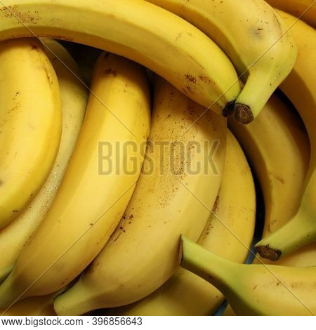 Fresh Yellow Banana Fruit And Appetizing To Eat