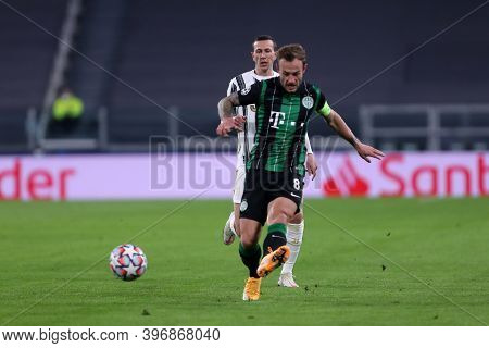 Torino, Italy. 24th November 2020. Gergo Lovrencsics Of Ferencvaros   During The Uefa Champions Leag