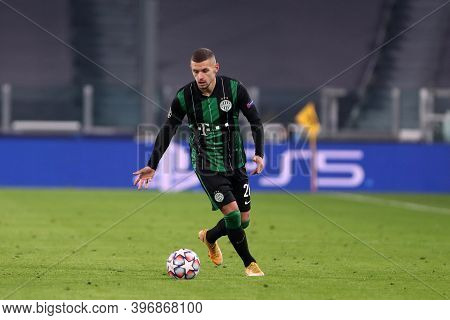 Torino, Italy. 24th November 2020. Marcel Heister Of Ferencvaros   During The Uefa Champions League 