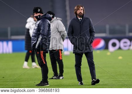 Torino, Italy. 24th November 2020. Andrea Pirlo  Head Coach   Of Juventus Fc   During The Uefa Champ