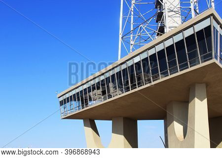Brasilia, Df, Brazil - August 22, 2020: Brasilia Tv Tower On A Sunny Day. Tv Tower In The Square Of 