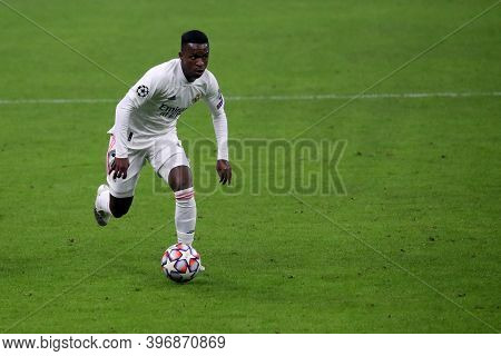 Milano, Italy. 25th November 2020. Vinicius Junior Of Real Madrid Fc   During Uefa Champions League 