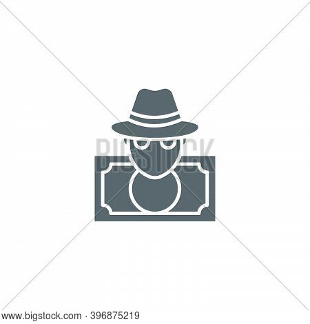 Fraud Color, Line, Outline Vector Sign, Linear Style Pictogram Isolated On White. Symbol, Logo Illus