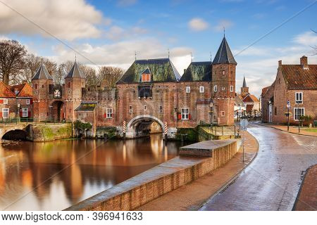 Amersfoort, Netherlands at the historic Koppelpoort in the afternoon.
