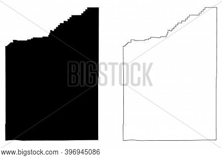 Jackson County, Oregon State (u.s. County, United States Of America, Usa, U.s., Us) Map Vector Illus