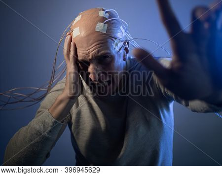 Technology-related Hazards, Human Species Change, Evolution, And Horrors. Neurointerface, Brain - Co