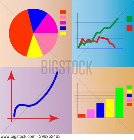 Abstract Infographics Are Demonstrating Dynamics To Improve Of Operation