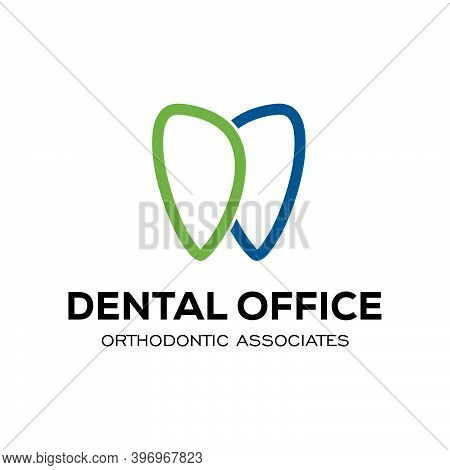 Colorful Modern Dental Logo