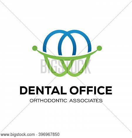 Colorful Modern Dental Logo