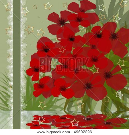 Floral card