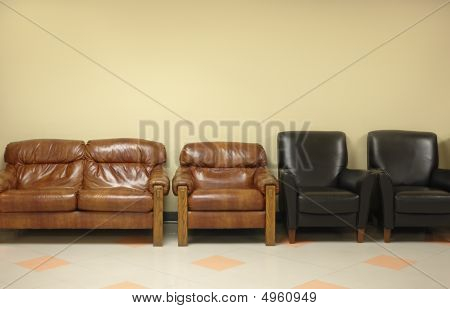 Waiting Room With Leather Chairs