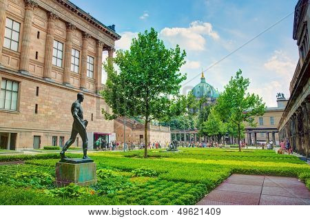 Architecture on Museum Island, Mitte. Berlin, Germany