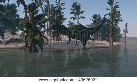 hunting yangchuasaurus 