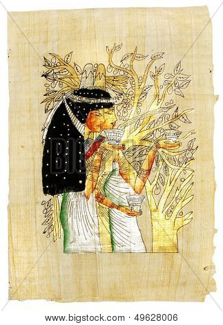 traditional egyptian parchment