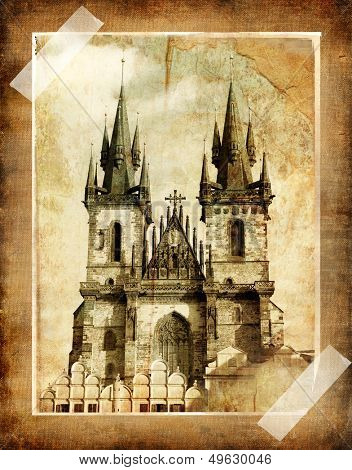 old Prague (vintage photoalbum series)