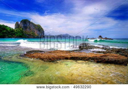 dramatic marine landscape