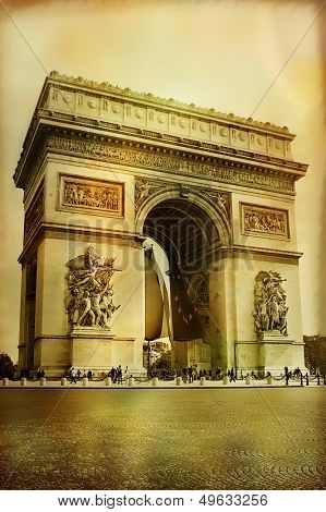 Great architecture - Arc-de-triumph - artistic style picture