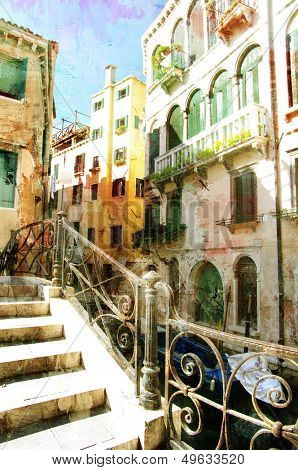 beautiful Venetian pictures - oil painting style