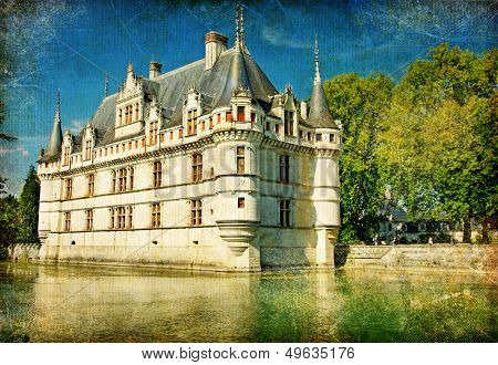 castles of France - vintage series