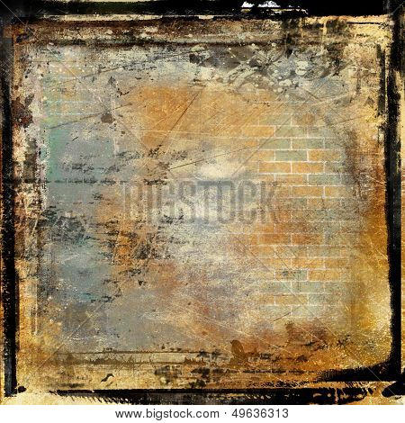 grunge framed film background
