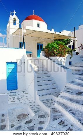 traditional Cycladic architecture - Milos island