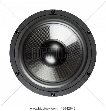 loudspeaker, closeup view
