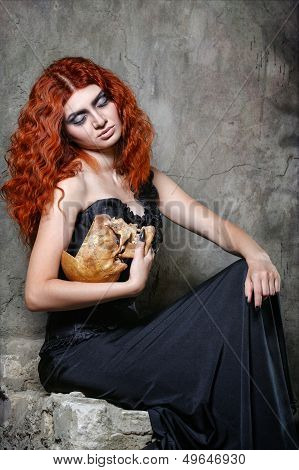 Halloween, Witch, Vampire, Skull