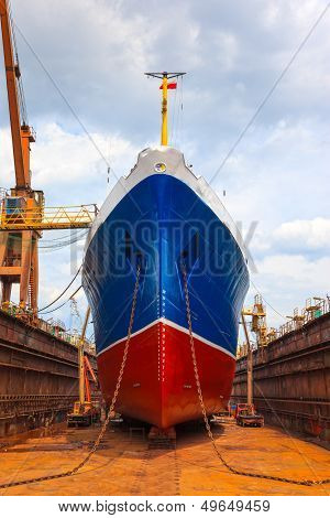 Ship In Dry Dock