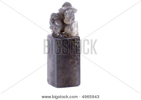 Sellos chinos, adornada de piedras