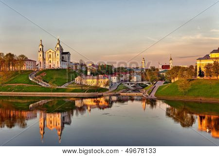 view of the city of Vitebsk, Belarus 