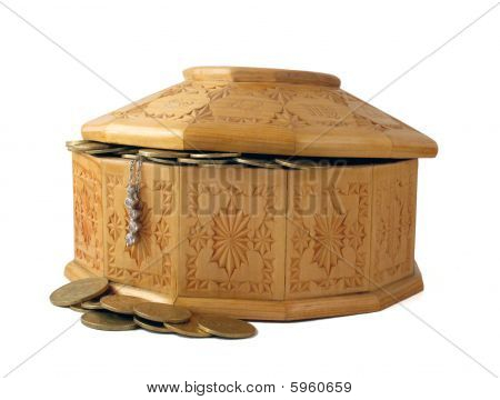 Коробка с монетами