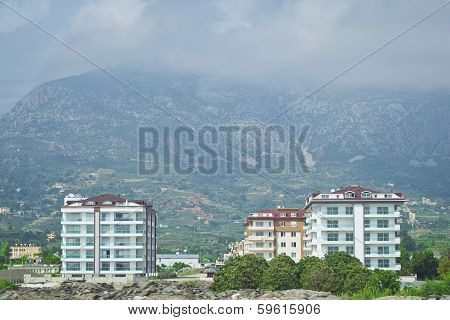 Mountains of Mahmutlar Turkey