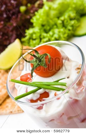 건강 한 토마토 간식