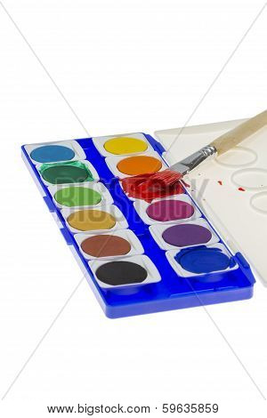 Paintbox With Brush
