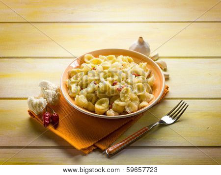 orecchiette with cauliflower