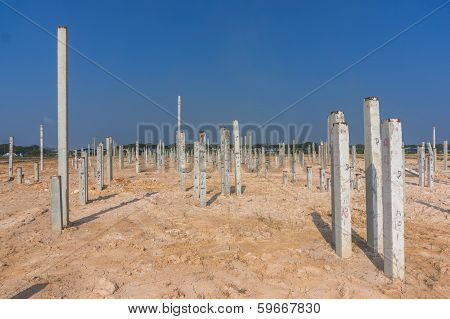 Construction, piling stage