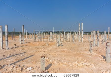 Construction, piling stage