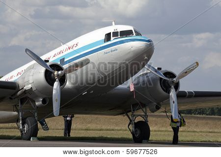 DC 3 dutch airplane.