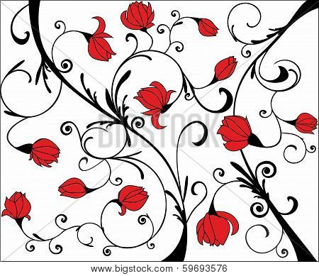Red flowers