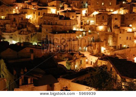 Matera på nigth