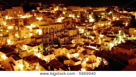Matera på nigth