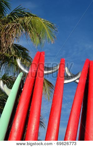 Stack Of Surfboards