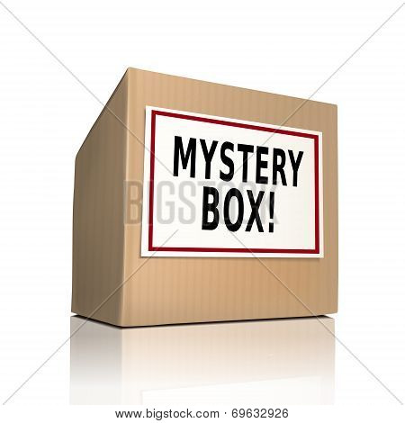 Mystery Box On A Paper Box