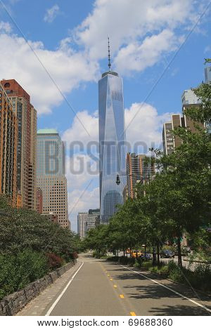Freedom Tower in Lower Manhattan