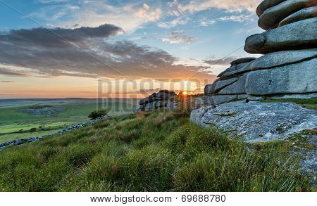 Beautiful Sunset On Bodmin Moor