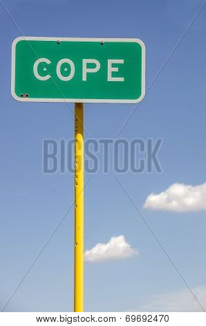 Cope Sign