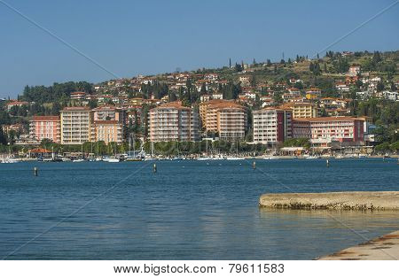 Town Portoroz, adriatic sea, Slovenia